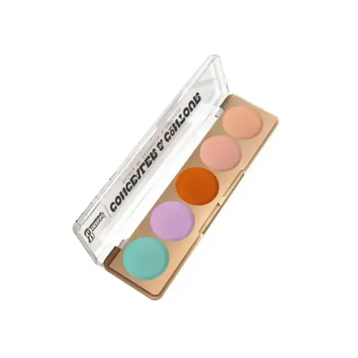 [8323175020287] BAUSSE Paleta Corrector y Contorno 5 Tonos Maquillaje Profesional