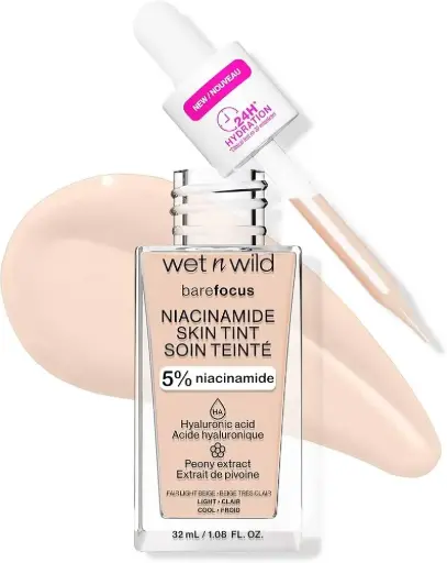 [077802160898] Bare Focus Niacinamide Skin Tint Fair Beige