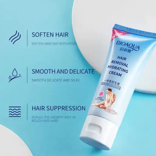 [6942349712876] Bioaqua SILKY Smooth Depilatory Paste 60g