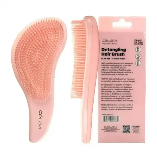 [641018462864] CELAVI DETANGLING HAIR BRUSH CELESTIAL