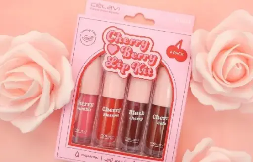 [641018502034] CELAVI FROSTED LIP GLOSS 4 PCS