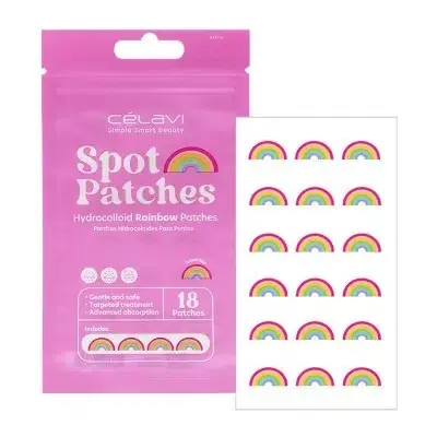 [641018463342] CELAVI SPOT PATCHES RAINBOW 18 PCS
