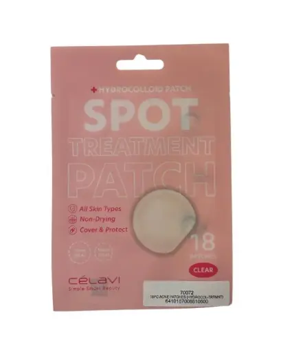 [641018700881] CELAVI SPOT TREATMENT PATCH 18 PC CLEAR