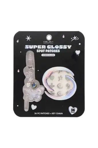 [641018460068] CELAVI SUPER GLOSSY SPOT PATCHES 36 PCS + LLAVERO