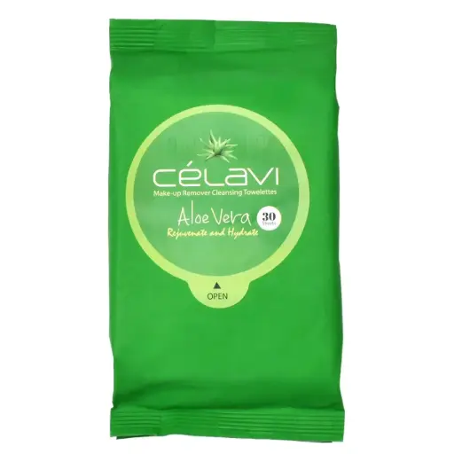 [641018313746] CELAVI TOALLITAS DESMAQUILLANTES ALOE VERA