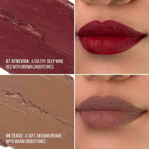 [728353193070] ITALIA DELUXE LOCKED IN PLACE MATTE LIPPIE 07 ATREVIDA