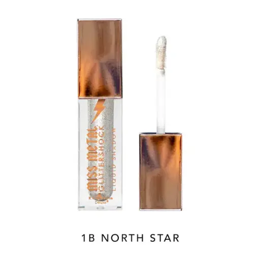 [782353121082] Italia Deluxe Miss Metal Glittershock Liquid Shadows 1B North Star