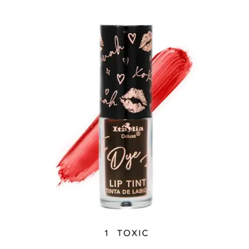 [782353166014] Italia Deluxe To Dye For Lip Tint 01 Toxic