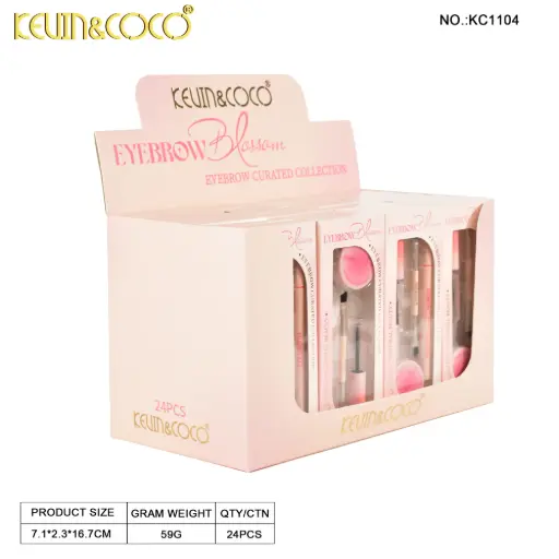 [6976289190876] KEVIN & COCO EYEBROW CURATED COLLECTION BLOSSOM 4 PCS