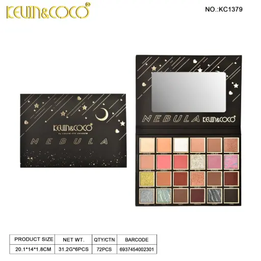 [6937454002301] KEVIN Y COCO 24 COLOR EYE SHADOW NEBULA