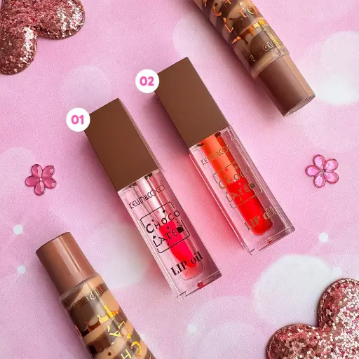 [6976289199503] KEVIN Y COCO LIP GLOSS SET CHOCOLATE 02#