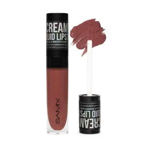 [7703378088689] LABIAL LIQUIDO CREMOSO SAMY # 4. MOCHA