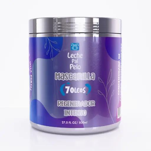 [7709844639478] LECHE PAL PELO MASCARILLA 7 OLEOS REGENERADOR INTENSO 800 ML