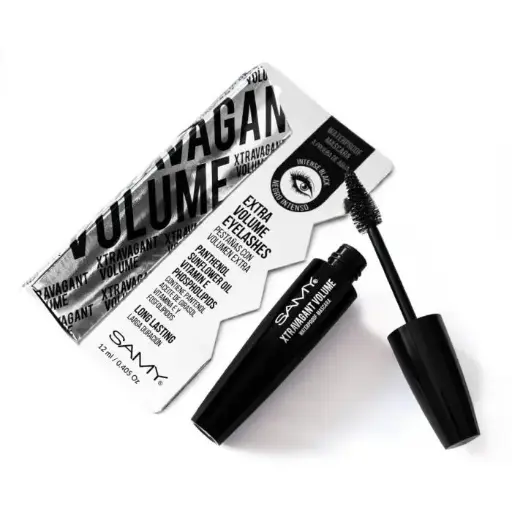 [7703378222298] MASCARA DE PESTA¥AS A PRUEBA DE AGUA XTRAVAGANT VOLUME SAMY