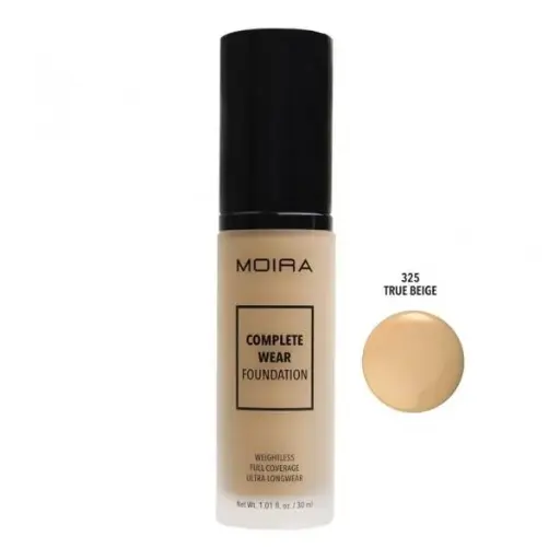 [816180027597] MOIRA Complete Wear Foundation (325, True Beige)