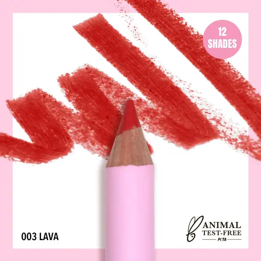 [840222304315] MOIRA FLIRTY LIP PENCIL 003 LAVA