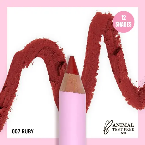 [840222304353] MOIRA FLIRTY LIP PENCIL 007 RUBY