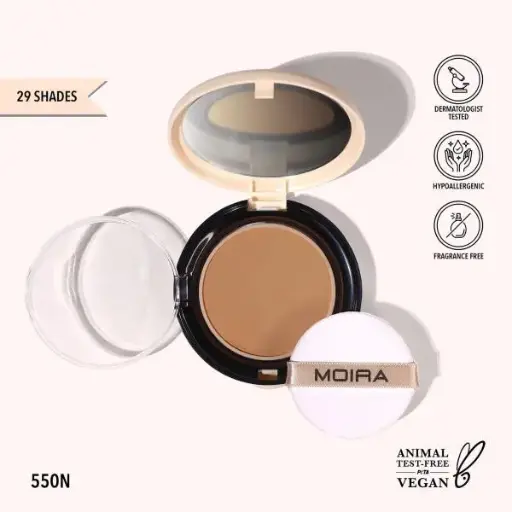 [840222307712] Moira Complete Wear? Powder Foundation (550N)