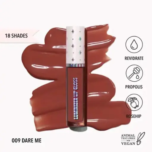 [840222302670] Moira Luminizer Lip Gloss (009, Dare Me)