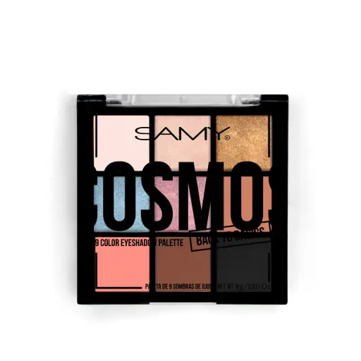 [7703378389830] PALETA X 9 SOMBRAS DE OJOS SAMY # 15. COSMOS
