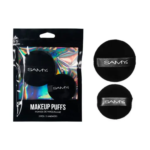 [7703378007406] POMOS DE MAQUILLAJE REDONDOS X 2 UND SAMY