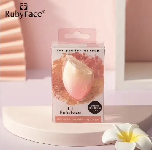 [6972547651196] RUBY FACE MIRACLE POWDER SPONGE 1 UNID RTSP02
