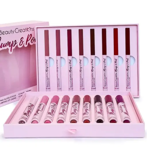 [659962938915] BEAUTY CREATIONS PLUMPING GLOSS STICKS SET 9 PIEZAS
