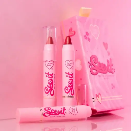 [6973327789986] BEAU VISAGE See It Matte Lip Crayon Lipstick Set