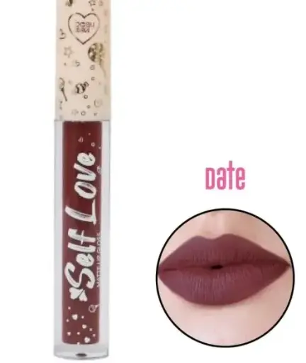 [6924372696002] BEAU VISAGE Self Love Matte Lip Gloss 04 DATE