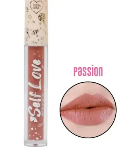 [6924372695975] BEAU VISAGE Self Love Matte Lip Gloss 01 PASSION