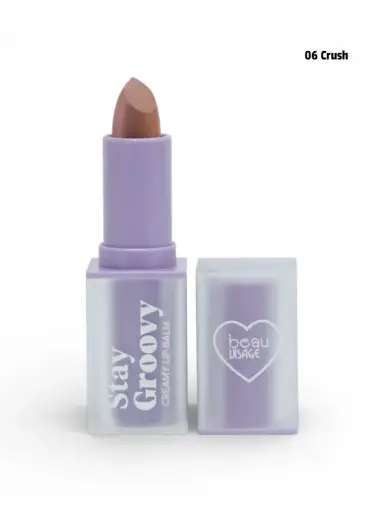 [6973327783250] BEAU VISAGE Stay Groovy Creamy Lip Balm 06 CRUSH