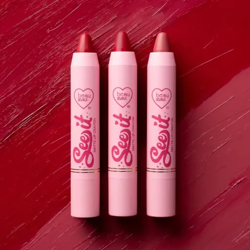 [6973327789979] BEAU VISAGE SEE IT Matte Lip Crayon Lipstick Set