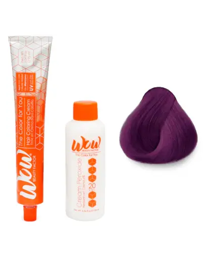 [671875659008] WOW Tinte en Crema para Cabello con Peróxido en Crema i.222 Nacarado Puro