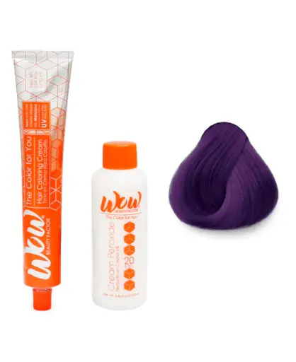 [671875658995] WOW Tinte en Crema para Cabello con Peróxido en Crema i.221 Nacarado Intenso Cenizo
