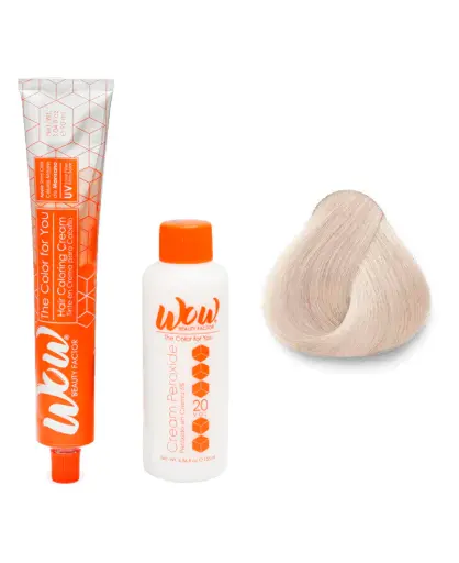 [671875659015] WOW Tinte en Crema para Cabello con Peróxido en Crema 902 Rubio Ultra Claro