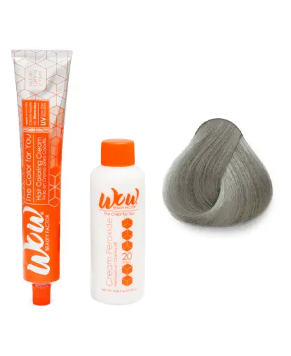 [671875658933] WOW Tinte en Crema para Cabello con Peróxido en Crema 9.9 Rubio Platino