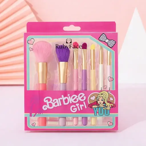 [CH07SET] RUBY FACE BARBIEE GIRL 7 piezas