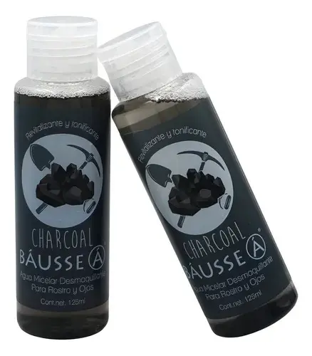 [BSP014] Bausse Agua Micelar Desmaquillante Charcoal 125 ml – Limpieza Facial para Rostro y Ojos