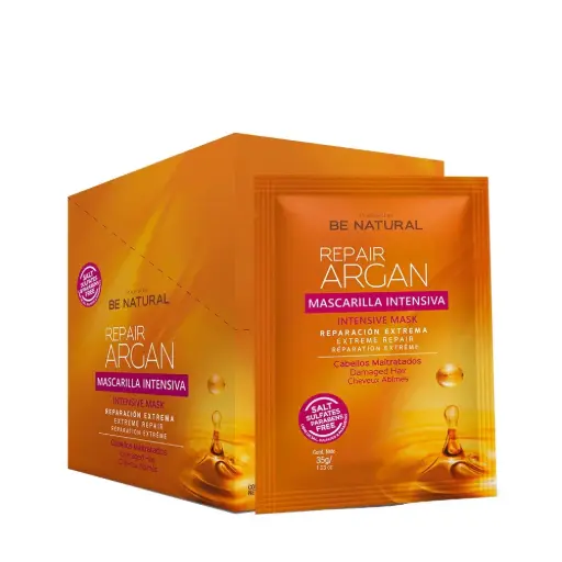 [7756719017374] BE NATURAL TREATMENT MASK ARGAN 35 g