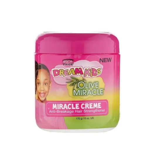 [802535476073] AFRICAN PRIDE Dream Kids Olive Miracle Creme 170g