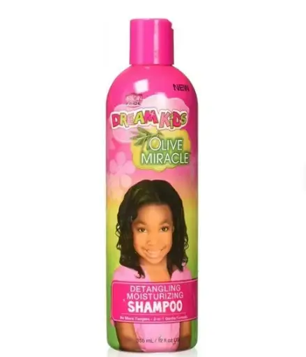 [802535474130] African Pride Dream Kids Olive Miracle Moisturizing Shampoo 355ml – Shampoo Infantil Hidratante