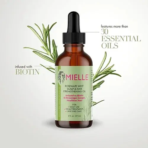 [854102006732] MIELLE Rosemary Mint Scalp & Hair Strengthening Oil 59ml