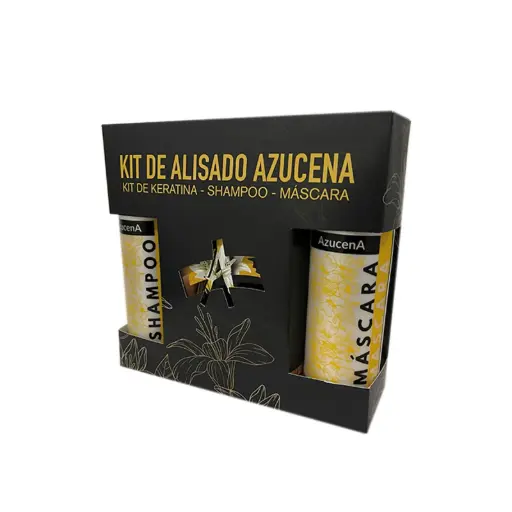 [7443032550120] AZUCENA Kit de Keratina – Shampoo y Máscara Reparadora para Cabello