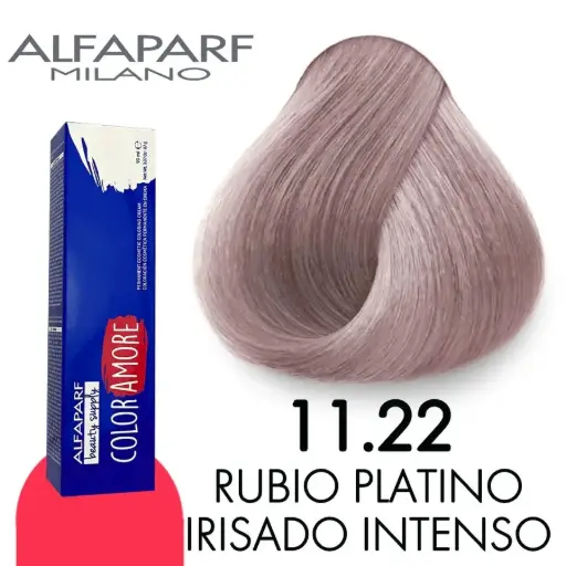 [8022297128290] ALFAPARF COLOR AMORE TINTES 11.22 RUBIO PLATINO IRISADO INTENSO 90 ML