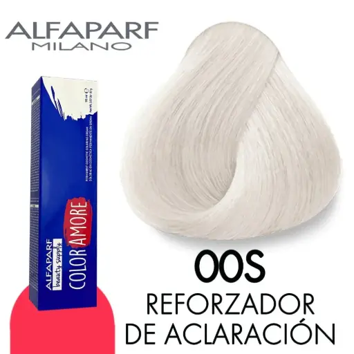 [8022297128306] Tinte 00S Reforzador de Aclaración 90 ml Color Amore de Alfaparf Milano – Intensificador de Color y Aclaración