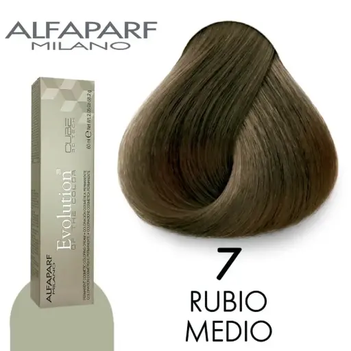 [8022297127972] Tinte 7 Rubio Medio 90 ml Color Amore de Alfaparf Milano – Coloración Permanente Profesional