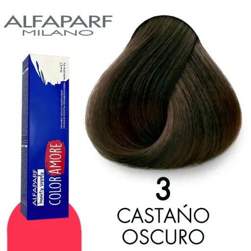 [8022297127934] ALFAPARF COLOR AMORE TINTE 3 CASTAÑO OSCURO