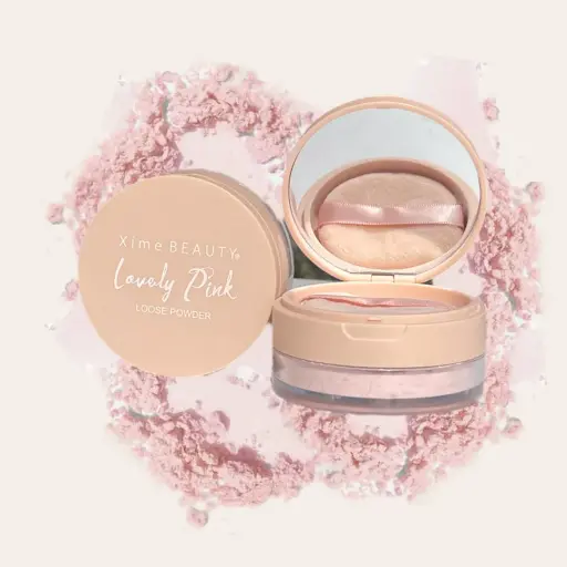 [742383188813] Xime Beauty Lovely Pink Loose Powder