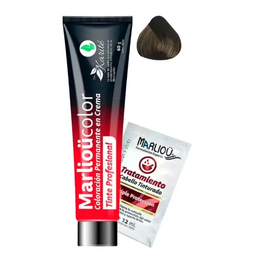 [7707299130540] MARLIOU TINTE PROFESIONAL CASTAÑO CLARO NATURAL 5-0