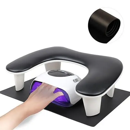 [V0393] Almohada con Tapete para Uñas – Confort y Protección en Manicura